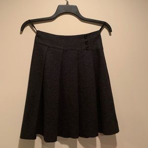 Untitled Gray Midi Skirt